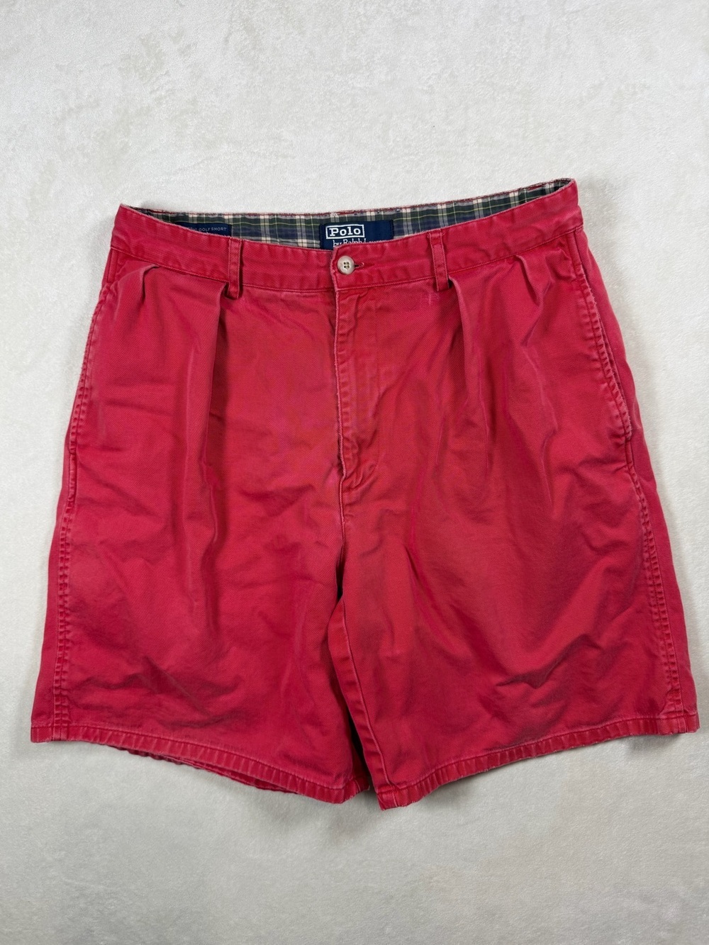 Polo Ralph Lauren 32W The Classic Golf Pants Men’s Red Flat-Front Shorts